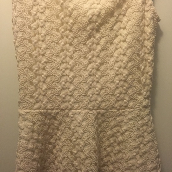 Peplum Top with Cutout Back - Picture 3 of 6